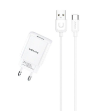 USAMS T21OCTC01 hálózati töltő USB-C töltőkábellel 1m fehér (1337691) (T21OCTC01) - Töltők mobiltelefon kellék