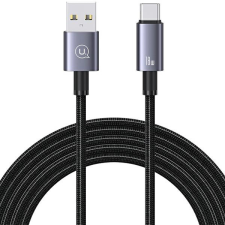 USAMS USB-ről USB-C-re USB-C 3A 2m gyors töltő acél kábel SJ666USB01 (US-SJ666) mobiltelefon kellék
