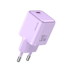 USAMS X-Ron USB-C Hálózati töltő - Lila (30W) mobiltelefon kellék