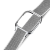 USAMS ZB74IW2 Apple Watch 44mm textile tépőzáras szíj és tok ezüst (1324428) (ZB74IW2)