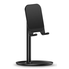 USAMS ZJ048ZJ01 asztali fém mobiltelefontartó fekete (ZJ048ZJ01) mobiltelefon kellék