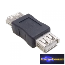  USB A -&gt; USB A aljzat adapter kábel és adapter