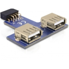 USB aljzat 2xUSB A(F) Delock 41824 kábel és adapter