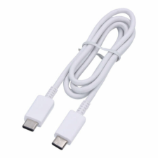  USB-C - USB-C, (1 méter, 45W), USB kábel, fehér mobiltelefon kellék