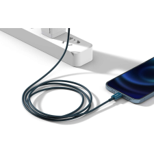  USB-kábel a Lightning Baseus Superior sorozathoz, 2,4A, 1 m (fekete) kábel és adapter
