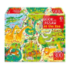  Usborne Book and Jigsaw At the Zoo – Kirsteen Robson