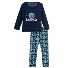 Ushuaia Iránytű Compass férfi hosszú pizsama S-XXL