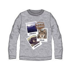  Ushuaia Pictures Szürke férfi otthoni póló S-XXL