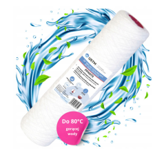 USTM Melegvíz üledék-szűrőbetét FCHOT 10&quot; 20 mikron USTM PPHOT20 vízszűrő