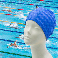  Úszósapka felnőtteknek, kék úszófelszerelés