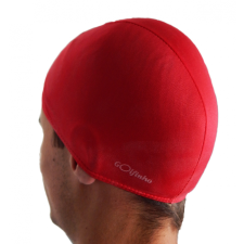 Úszósapka polieszter - Piros - elasztikus textil úszófelszerelés