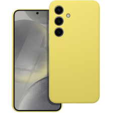 utángyártott 2mm Samsung Galaxy S25 szilikon tok, világos sárga tok és táska