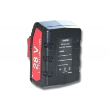 utángyártott AEG / Milwaukee M28 akkumulátor - 2000mAh (28V) - Utángyártott barkácsgép akkumulátor
