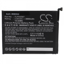 utángyártott Alcatel TLP040M7 helyettesítő tablet akkumulátor (3.85V, 3900mAh / 15.02Wh) - Utángyártott tablet akkumulátor