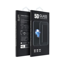 utángyártott Apple iPhone 15 Pro Max, 5D Full Glue hajlított tempered glass kijelzővédő üvegfólia, fekete mobiltelefon kellék