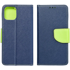 utángyártott Apple iPhone 16, Oldalra nyíló tok, stand, Fancy Book, sötétkék tok és táska