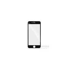 utángyártott Apple iPhone 7/8, 5D Full Glue hajlított tempered glass kijelzővédő üvegfólia, fekete mobiltelefon előlap