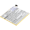 utángyártott Asus C11PN3H helyettesítő tablet akkumulátor (Li-Polymer, 3.8V, 3500mAh / 13.30Wh) - Utángyártott