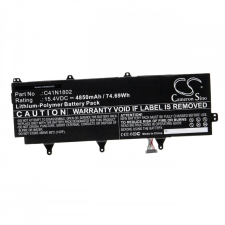 utángyártott Asus GX701G, GX701GV-EV016T Laptop akkumulátor - 4850mAh (15.4V Fekete) - Utángyártott asus notebook akkumulátor