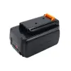 utángyártott Black &amp; Decker 40V MAX Vezeték nélküli seprőgép készülékhez szerszámgép akkumulátor (Li-ion, 36.0V, 2000mAh / 72.00Wh) - Utángyártott