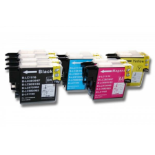 utángyártott Brother MFC-J415 készülékhez 10 db tintapatron (Cián / Fekete / Magenta / Sárga) - Utángyártott nyomtatópatron & toner