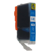 utángyártott Canon CLI-8 [C] 14ml prémium, új, kék, tintapatron, chippel nyomtatópatron & toner
