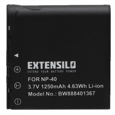 utángyártott Casio Exilim EX-FC150 készülékhez kamera akkumulátor (3.7V, 1250mAh / 4.63Wh, Li-Ion) - Utángyártott egyéb videókamera akkumulátor