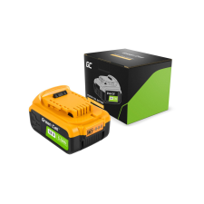 utángyártott Dewalt DCG405NT, DCG405P2 készülékekhez szerszámgép akkumulátor (Li-Ion, 18V, 5000mAh) - Utángyártott barkácsgép akkumulátor
