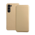utángyártott Dual Pocket Samsung S24 ULTRA flip tok, arany
