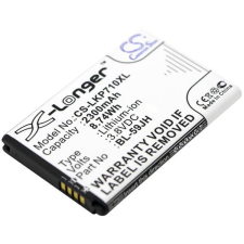 utángyártott EAC61998402 Akkumulátor 2300 mAh mobiltelefon akkumulátor