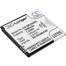 utángyártott EB-BG360CBC Akkumulátor 1900 mAh mobiltelefon akkumulátor