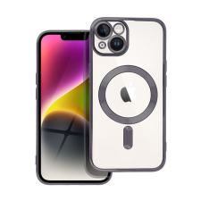 utángyártott Electro Mag Apple iPhone 14 MagSafe szilikon tok, fekete tok és táska