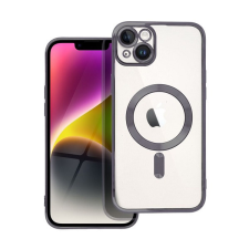 utángyártott Electro Mag Apple iPhone 14 Plus MagSafe szilikon tok, fekete tok és táska