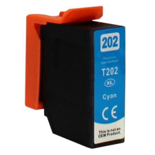 utángyártott Epson 202XL T02H2 [C] kék, ( 13 ml ), prémium, új tintapatron C13T02H24010 nyomtatópatron & toner
