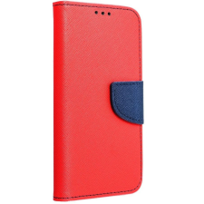 utángyártott Fancy Motorola G35 5G mágneses flip tok, piros-kék tok és táska