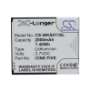 utángyártott Fly BL4257 helyettesítő mobiltelefon akkumulátor (Li-ion, 3.7V, 7.40Wh / 2000mAh) - Utángyártott