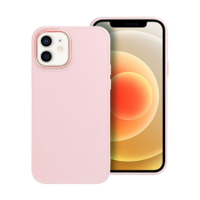 utángyártott Frame Apple iPhone 12/12 Pro közepesen ütésálló tok kameravédő kerettel, rózsaszín tok és táska