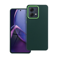 utángyártott Frame Motorola G84 közepesen ütésálló tok kameravédő kerettel, zöld tok és táska