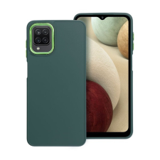 utángyártott Frame Samsung Galaxy A12 szilikon tok, zöld tok és táska