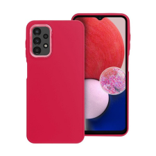 utángyártott Frame Samsung Galaxy A13 4G közepesen ütésálló tok kameravédő kerettel, magenta tok és táska