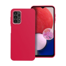 utángyártott Frame Samsung Galaxy A13 5G/A04S közepesen ütésálló tok kameravédő kerettel, magenta tok és táska