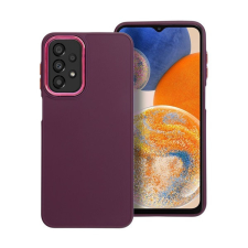 utángyártott Frame Samsung Galaxy A23 5G szilikon tok, lila tok és táska