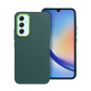 utángyártott Frame Samsung Galaxy A54 5G közepesen ütésálló tok kameravédő kerettel, zöld
