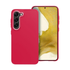utángyártott Frame Samsung Galaxy S23 közepesen ütésálló tok kameravédő kerettel, magenta tok és táska