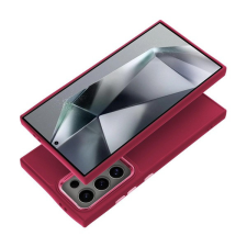utángyártott Frame Samsung Galaxy S24 FE közepesen ütésálló tok kameravédő kerettel, magenta tok és táska