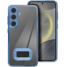 utángyártott Glam Samsung Galaxy S25+ szilikon tok kameravédő-lencsével, kék tok és táska