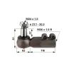utángyártott Gömbcsukló New Holland - M24 x 1,5, hossz 172 mm