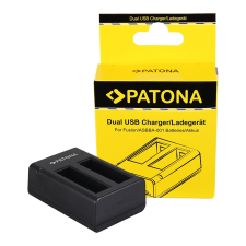 utángyártott GoPro Fusion, ASBBA-001 Dual akkumulátor töltő Micro-USB kábellel - Utángyártott digitális fényképező akkumulátor töltő