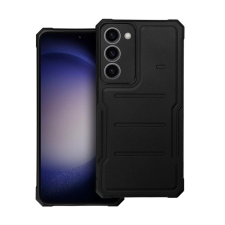 utángyártott Heavy Duty Samsung Galaxy S23+ ütésálló szilikon tok, fekete tok és táska