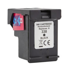  Utángyártott HP C8765EE [Bk] No.338 15ml prémium, fekete tintapatron nyomtatópatron & toner